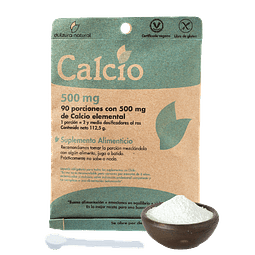 Calcio en polvo 500 mg. 90 porciones