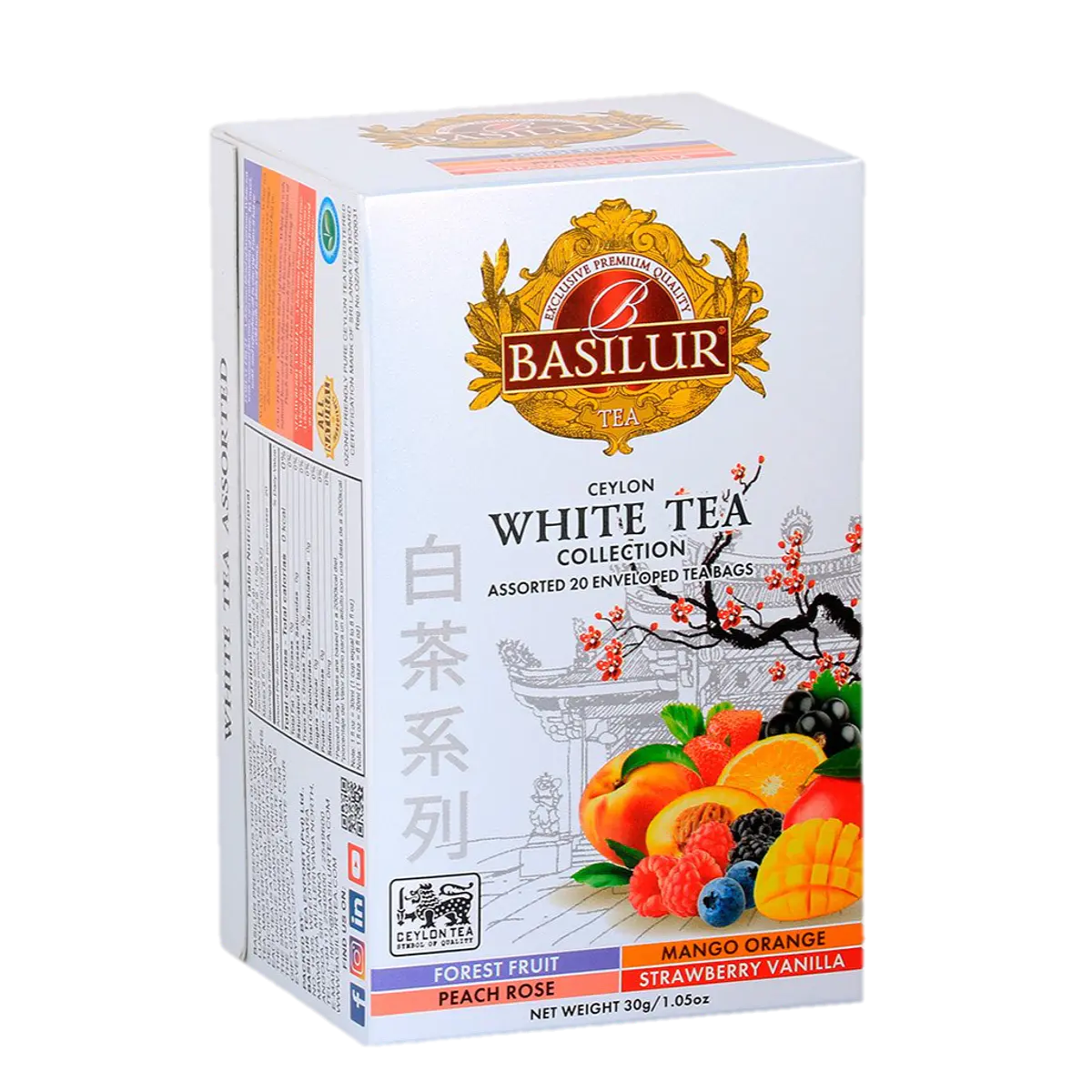 Assorted white tea 20 bolsitas