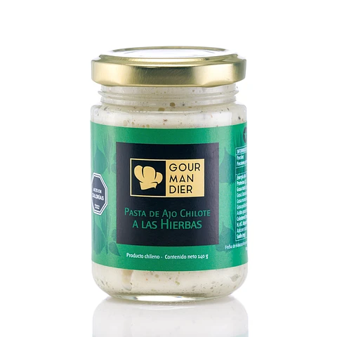 Pasta de Ajo Chilote a Las Hierbas, 140 g