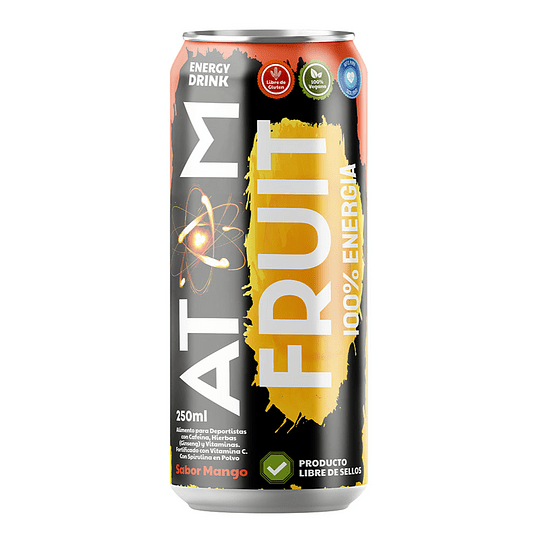Bebida energética mango 250 ml.