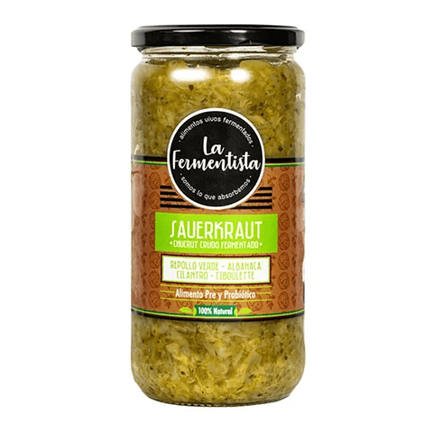 Sauerkraut verdes vivos 680 g.