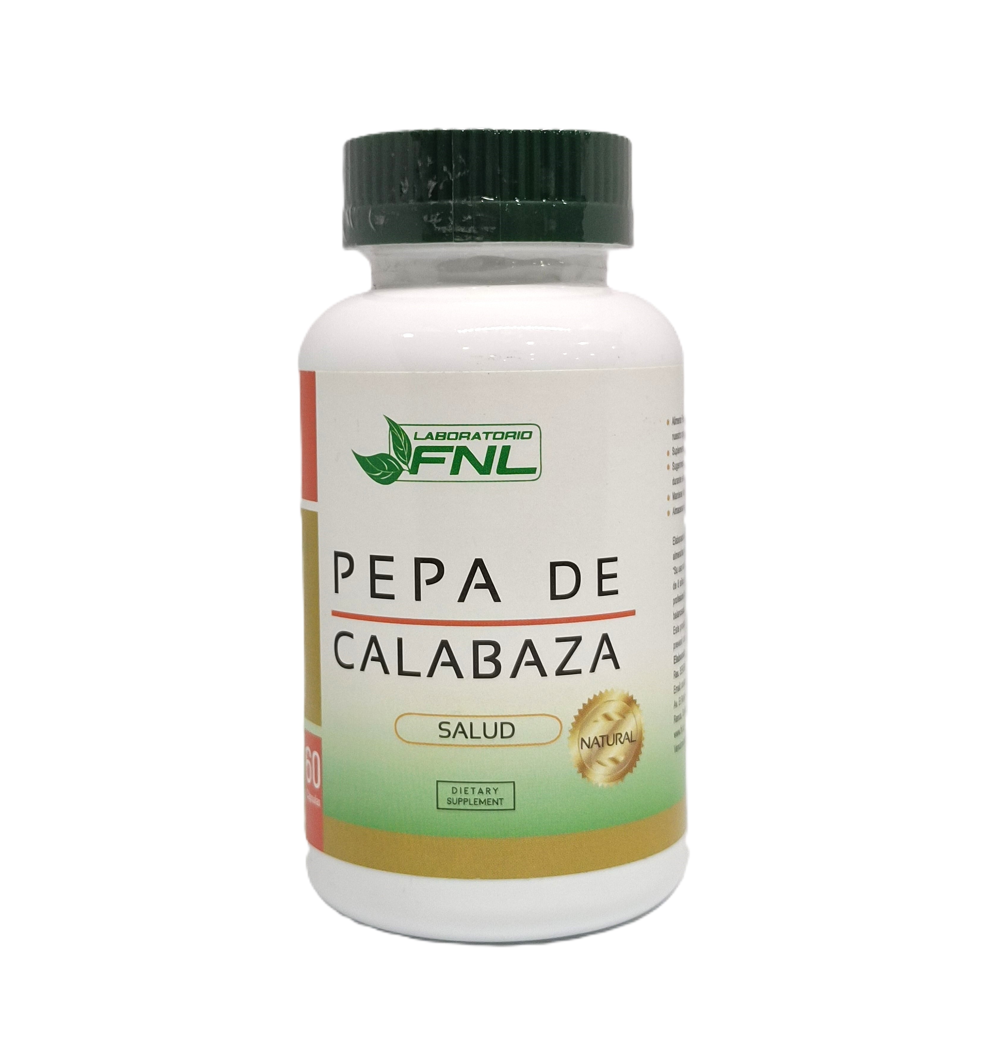 Aceite Pepa de Calabaza, 1000mg, 60 cáps.