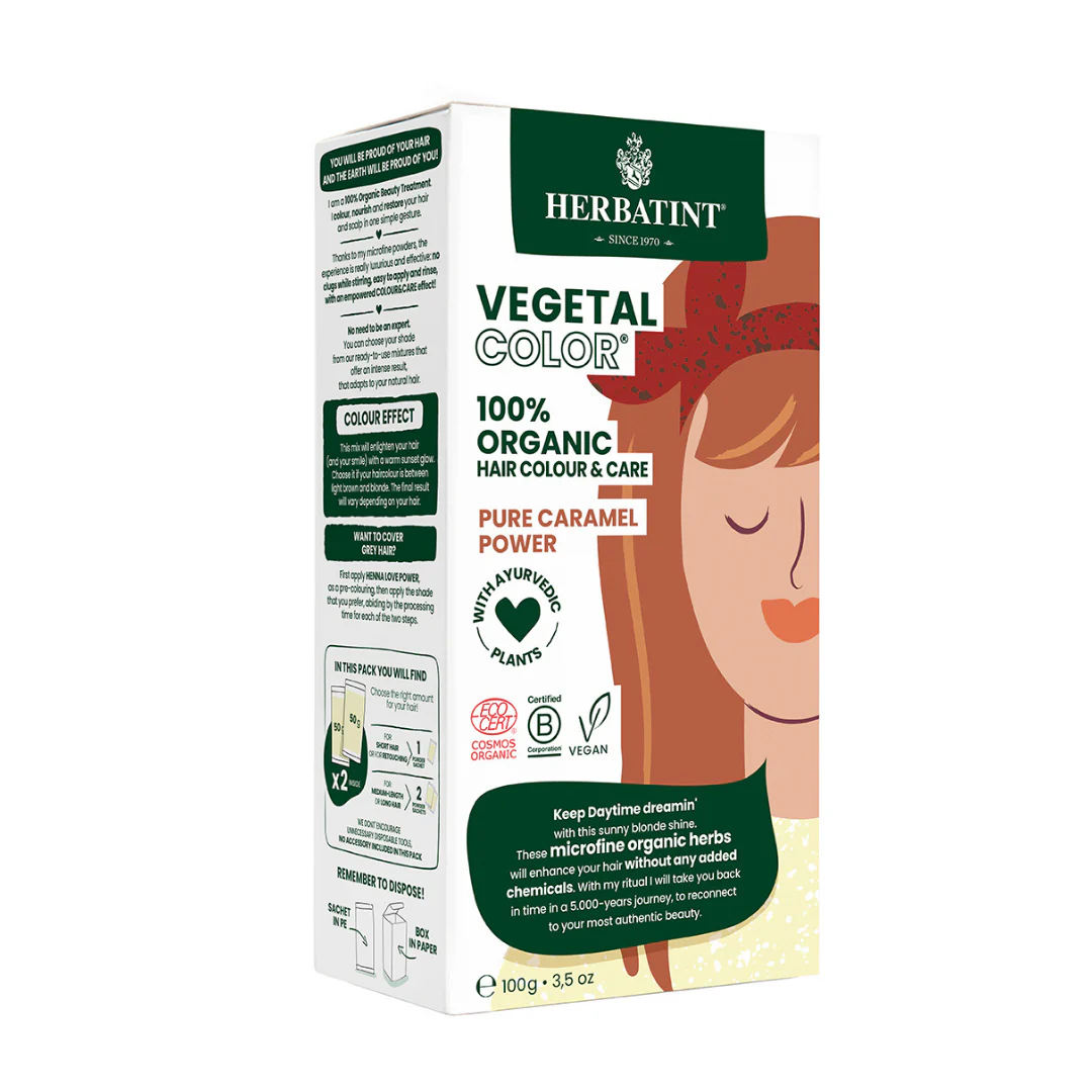 Henna 100% Orgánica Pure Caramel Power 100gr