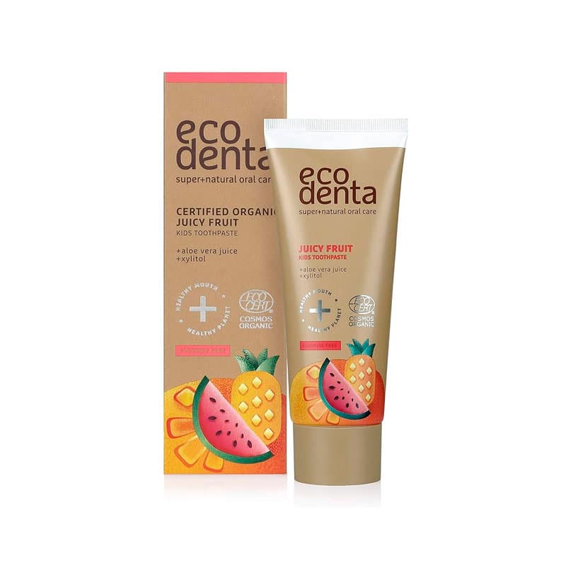 Pasta Dental Infantil Sabor Jugo de Frutas — Ecodenta