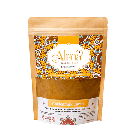 Goldenmilk cacao 180g. Alma