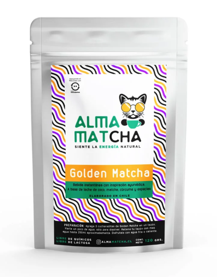 Té Golden Matcha Latte 120 gr (con cúrcuma y especias)