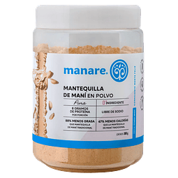 Mantequilla de maní en polvo 300g. Manare