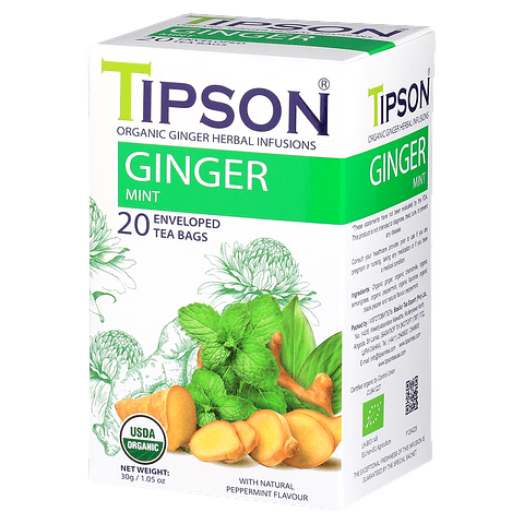 Infusión Jengibre menta 20 bolsitas Tipson