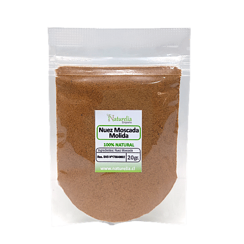 Nuez moscada molida 20g. Naturelia