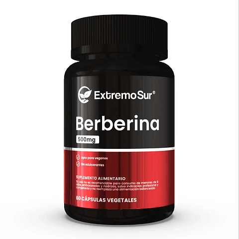 Berberina 500mg. 60 cáps. Extremo Sur