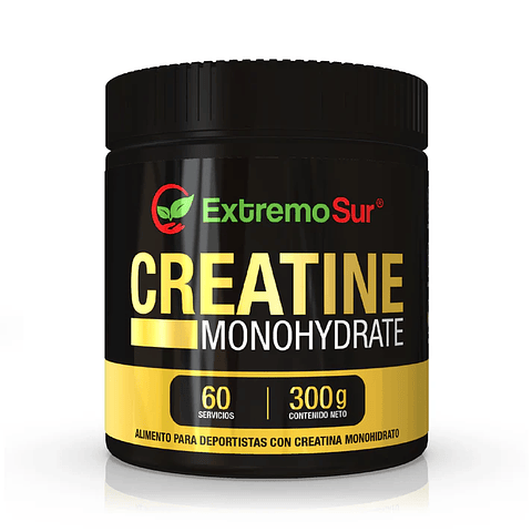 Creatina monohidratada en polvo 300g. Extremo Sur