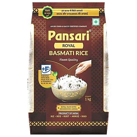 Arroz Basmati Royal 1k. Pansari