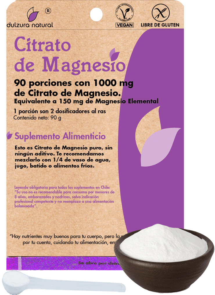 Citrato de Magnesio (90g) Dulzura Natural