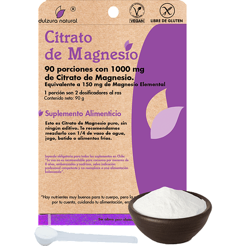 Citrato de Magnesio 90 pociones Dulzura Natural