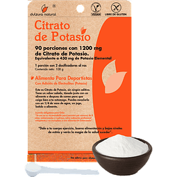 Citrato de Potasio 90 porciones Dulzura Natural
