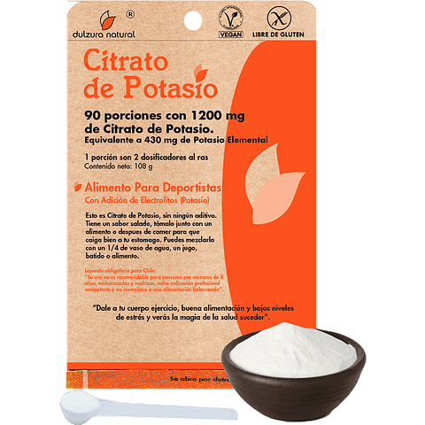Citrato de Potasio 90 porciones Dulzura Natural