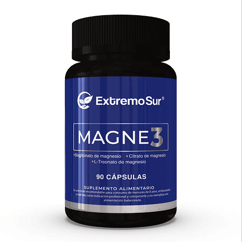 MAGNESIO TRIPLE MAGNE3 90 CAP. EXTREMO SUR