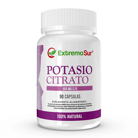 Citrato de Potasio 90 cáps. Extremo Sur