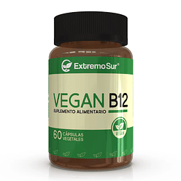 Vitamina Vegan B12 60 cáps. Extremo Sur