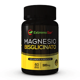 Magnesio Bisglicinato 500mg. 60 cáps. Extremo Sur