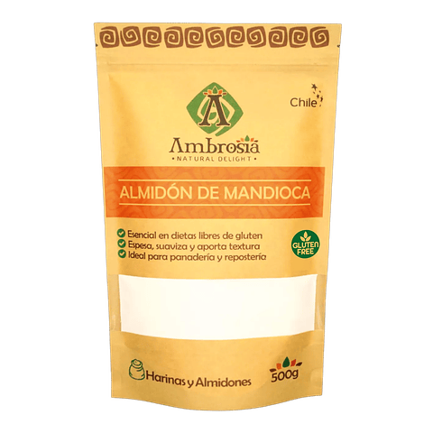 Almidón de mandioca sin gluten 500g. Ambrosía