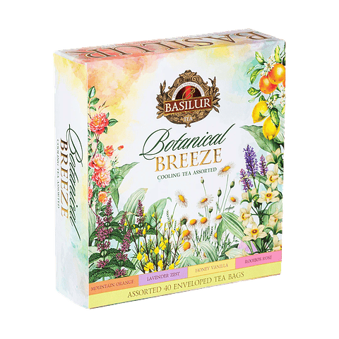 Caja té Botanical Breeze 40 bolsitas Basilur