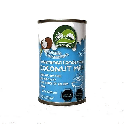 Leche condensada vegana de coco 200g. Nature's Charm