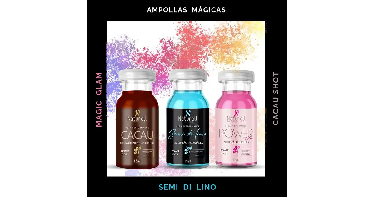 3 Ampollas Magicas Instantaneas Cronograma 15ml.