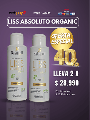 2 Liss Absoluto Organic  100 ml 