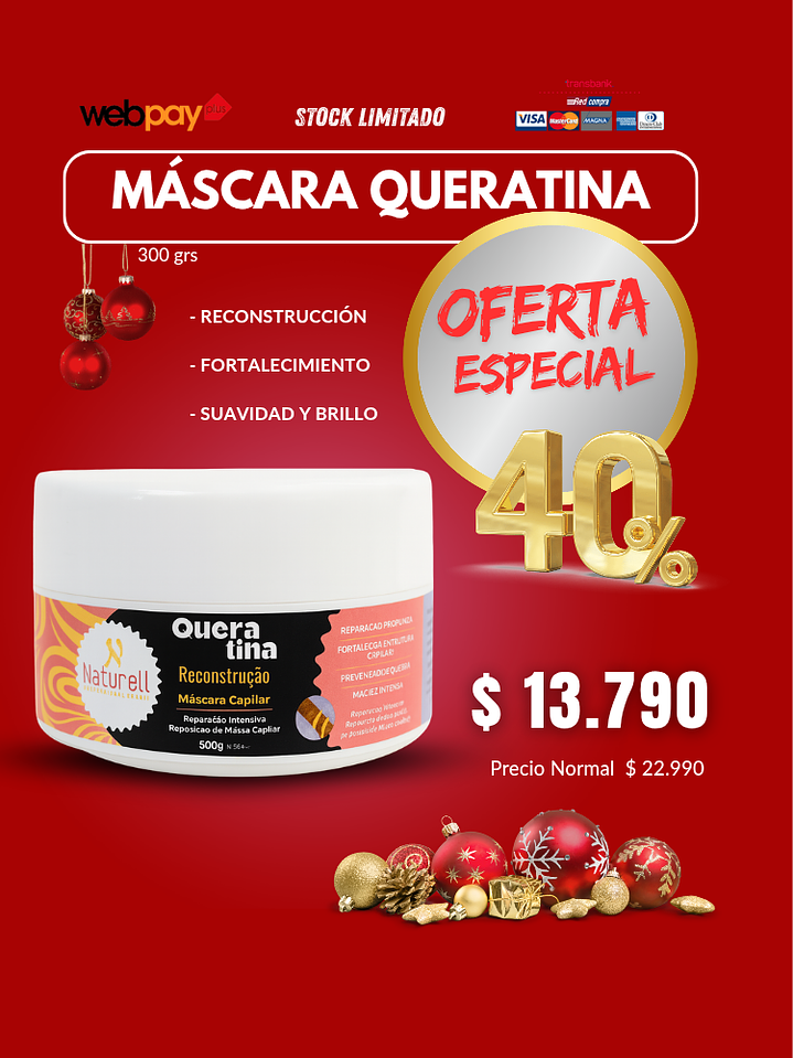 Máscara Reconstrucción Queratina  1