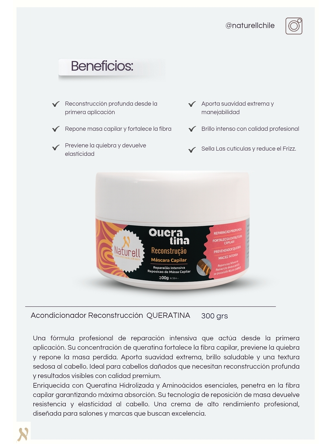 Máscara Reconstrucción Queratina  4