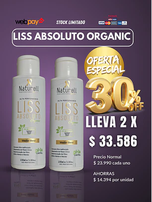 2 Liss Absoluto Organic  100 ml 
