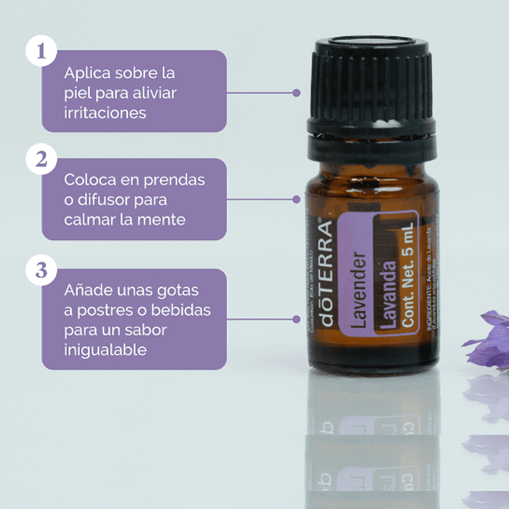 Aceite Esencial Lavanda doterra 5ml Naturísimas 3