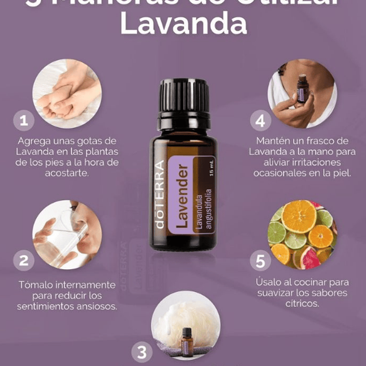Aceite Esencial Lavanda doterra 5ml Naturísimas 5