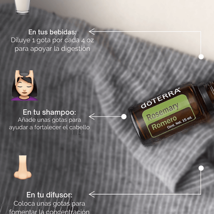 Aceite Esencial Romero doterra 15ml Naturísimas 7