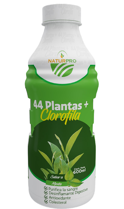 44 PLANTAS + CLOROFILA