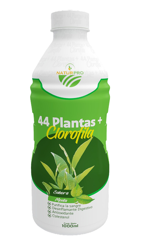 44 PLANTAS + CLOROFILA