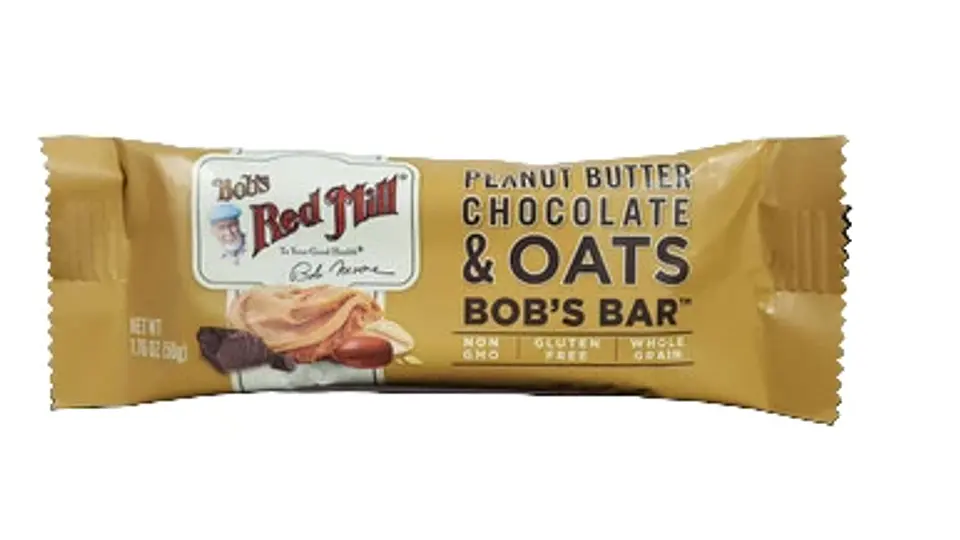 BARRA MANTEQUILLA DE MANI , CHOCOLATE Y AVENA 1.76OZ BOBS RED MILL 1