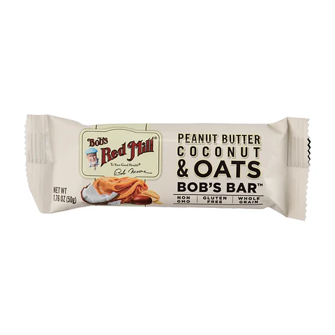 BARRA MANTEQUILLA DE MANI, COCO Y AVENA 1.76OZ BOBS RED RED MILL