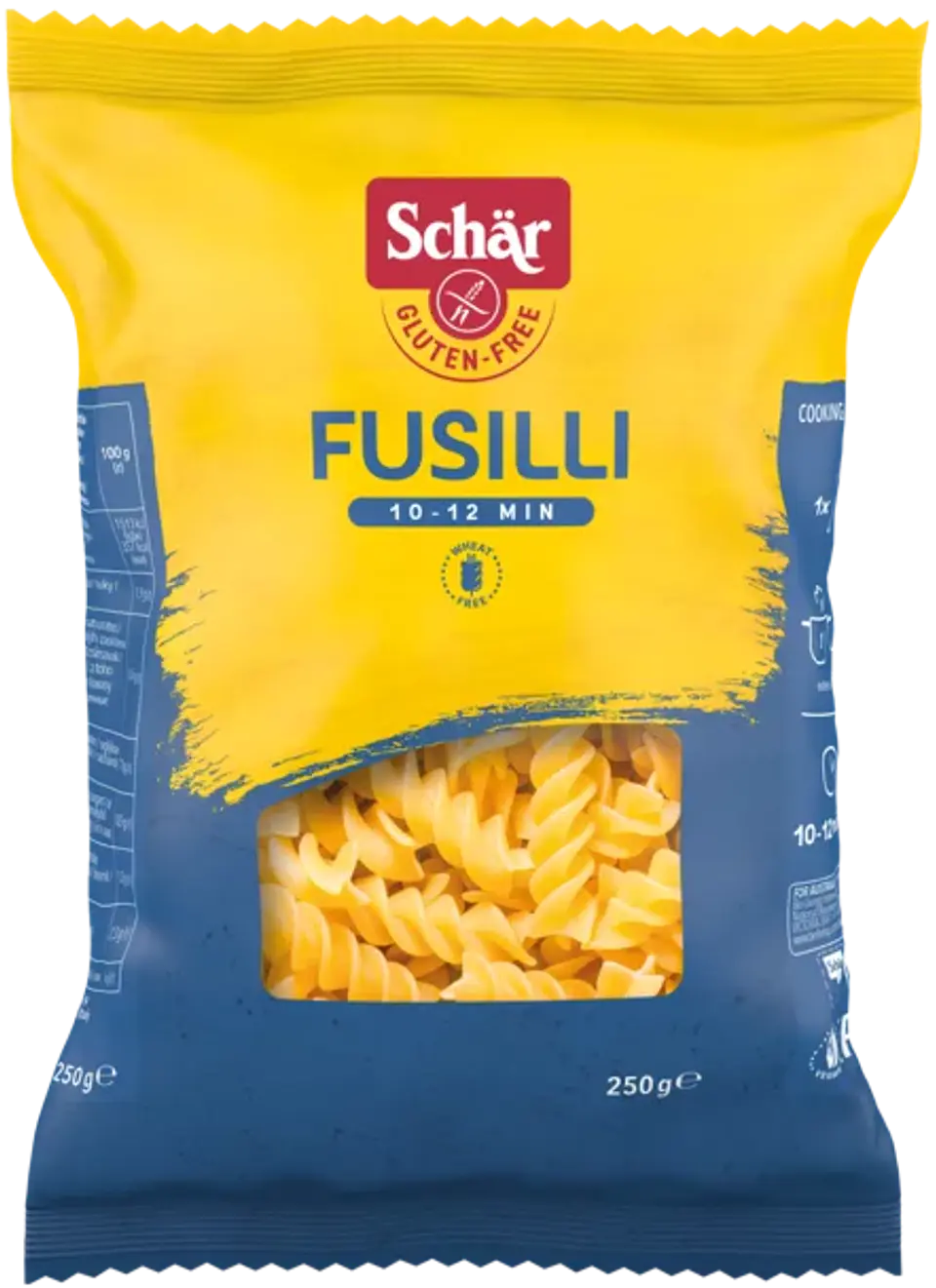 PASTAS FUSILLI GF 250G SCHAR 1