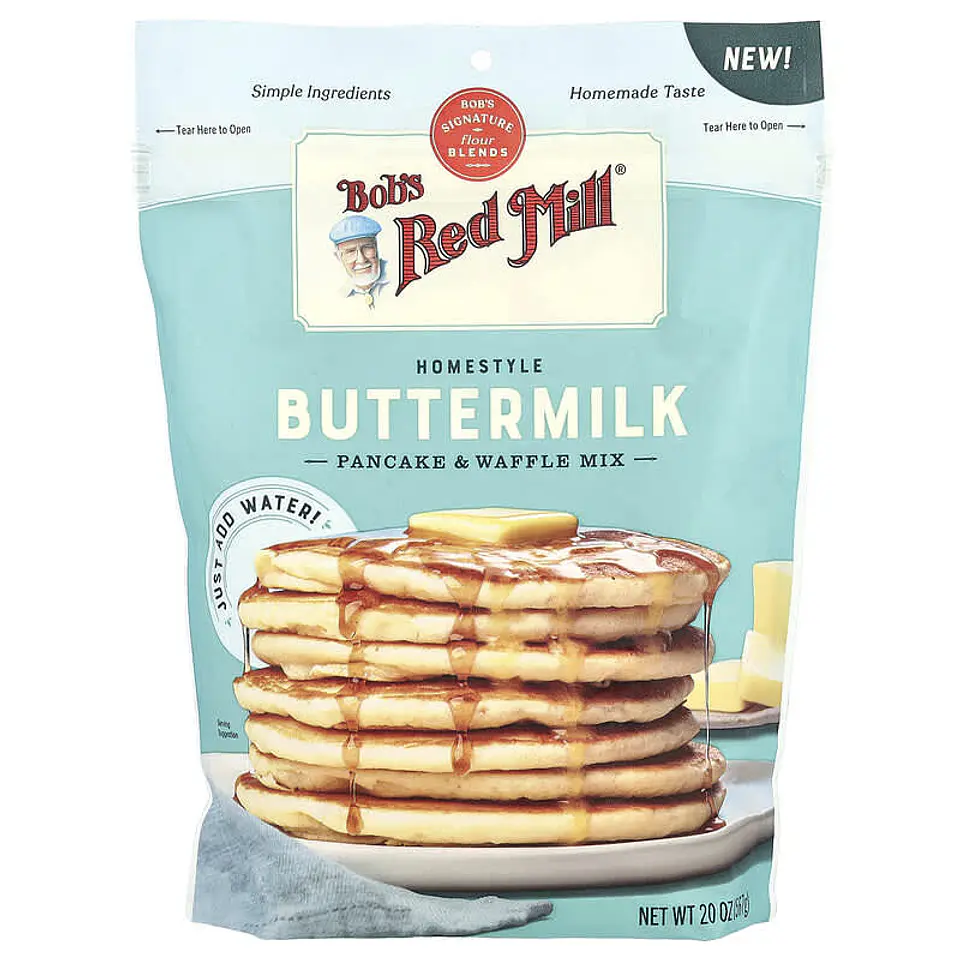 HOMESTYLE BUTTERMILK PANCAKE Y WAFFLE MIX 567G-20 OZ  1