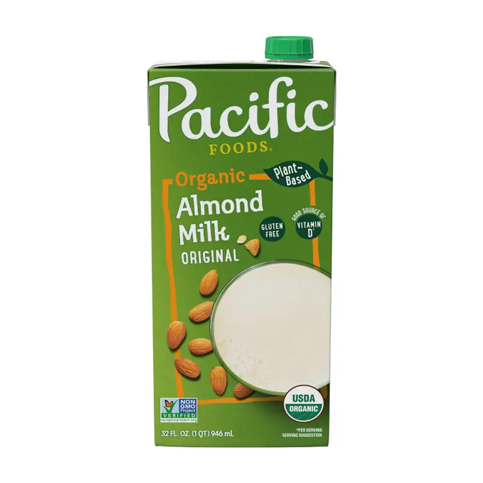 BEBIDAS ORG ALMOND MILK ORIGINAL 946ML PACIFIC 1