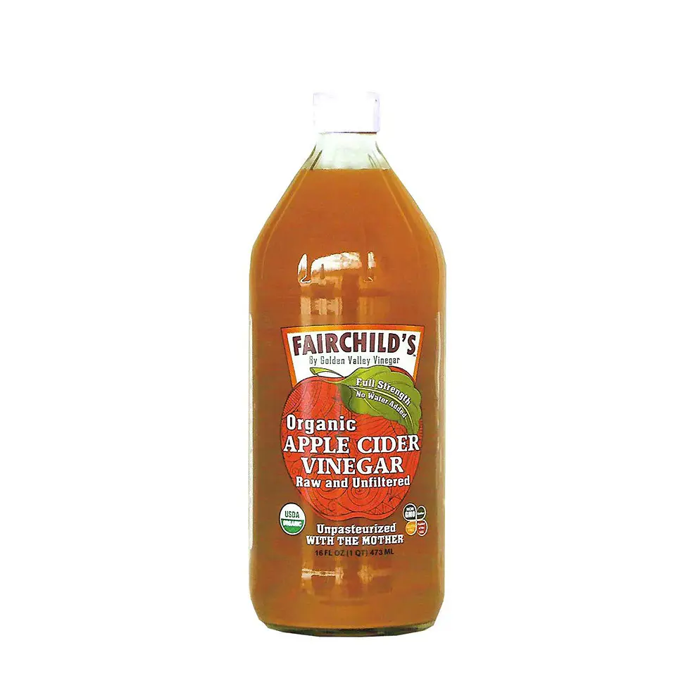 VINAGRE DE SIDRA DE MANZANA ORG 16OZ -473 ML FAIR CHILDS 1