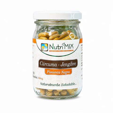 CURCUMA - GENGIBRE PIMIENTA NEGRA 100 CAP