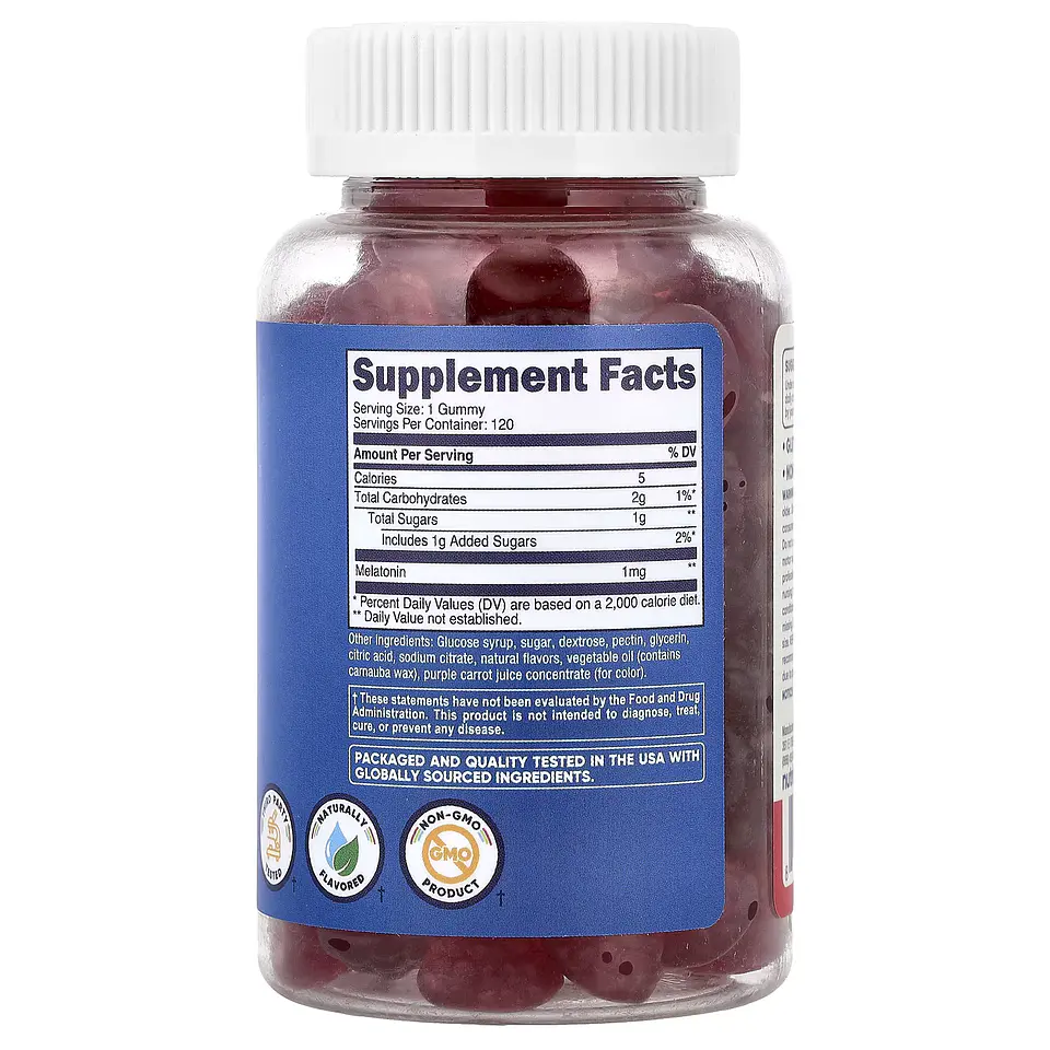 MELATONIN 1mg/120 STRAWBERRY FLA KIDS 2