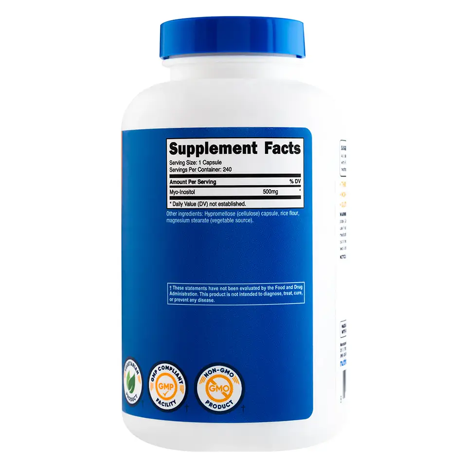 MYO&D-CHIRO INOSITOL ( 2,000MG -50MG)/120CAP 3