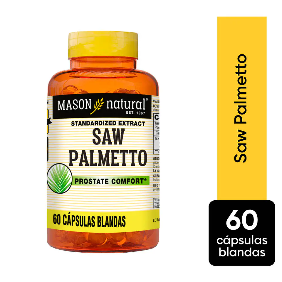 SAW PALMETTO PROSTATE COMFORT/ 60 CAP BLAN 1