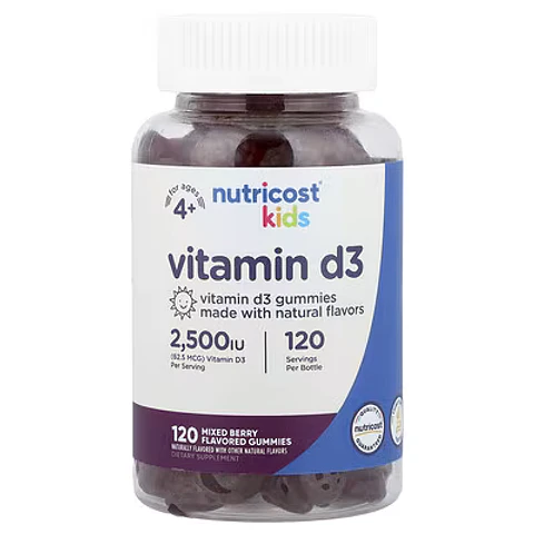 VITAMINA D3/2,500IU/120 MIXED BERRY FLA KIDS