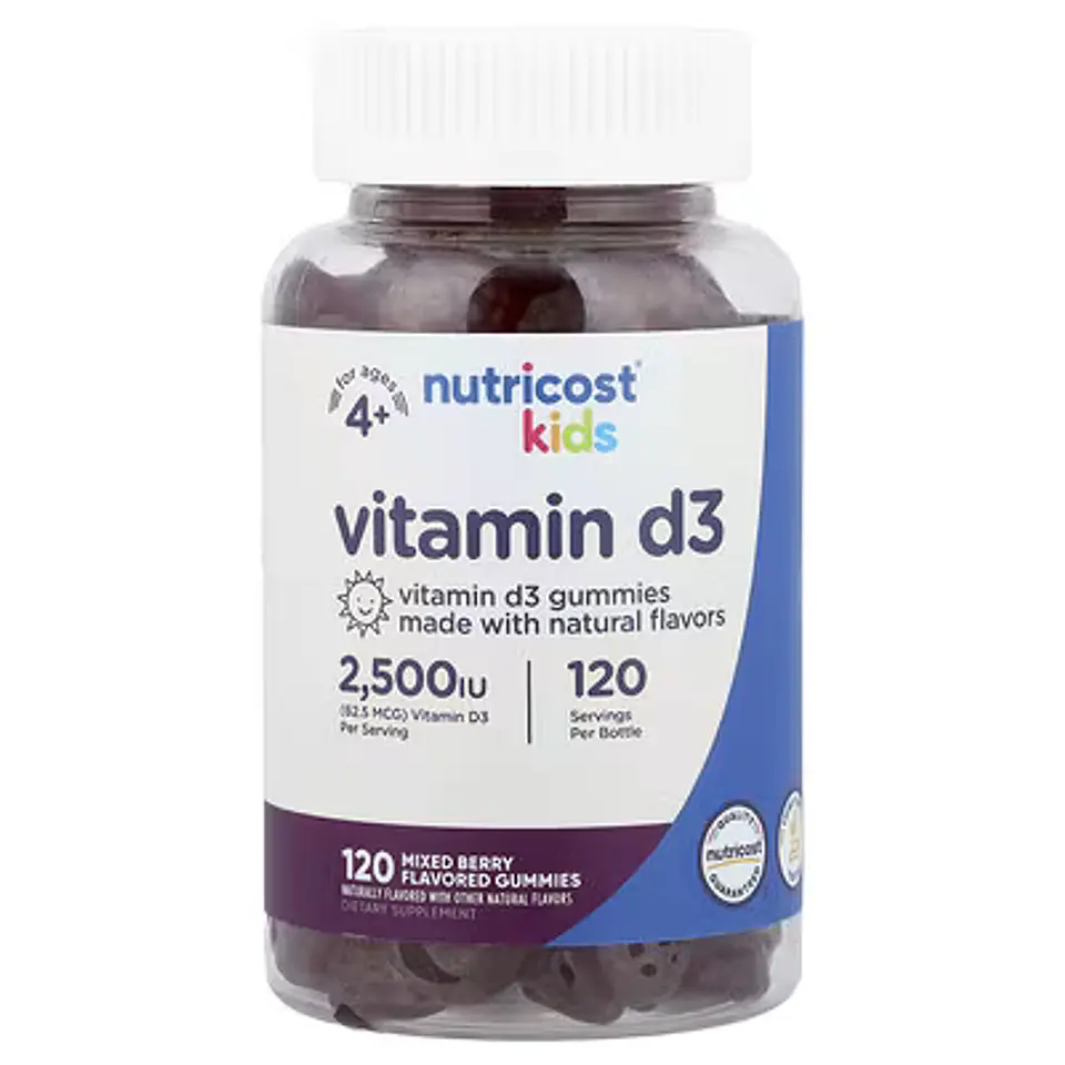 VITAMINA D3/2,500IU/120 MIXED BERRY FLA KIDS 1