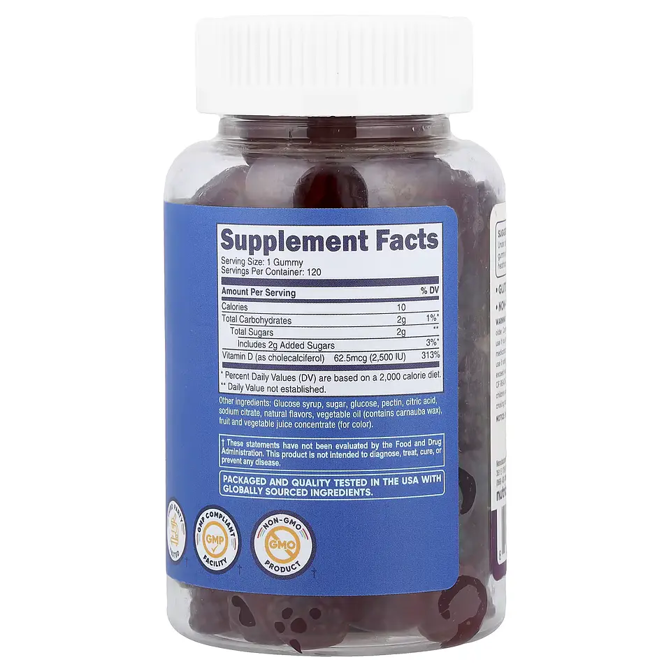 VITAMINA D3/2,500IU/120 MIXED BERRY FLA KIDS 2